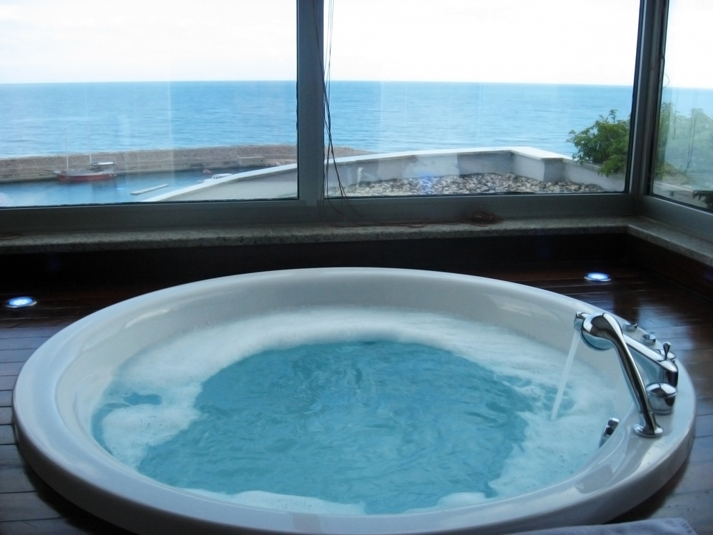 Removing hot tub foam